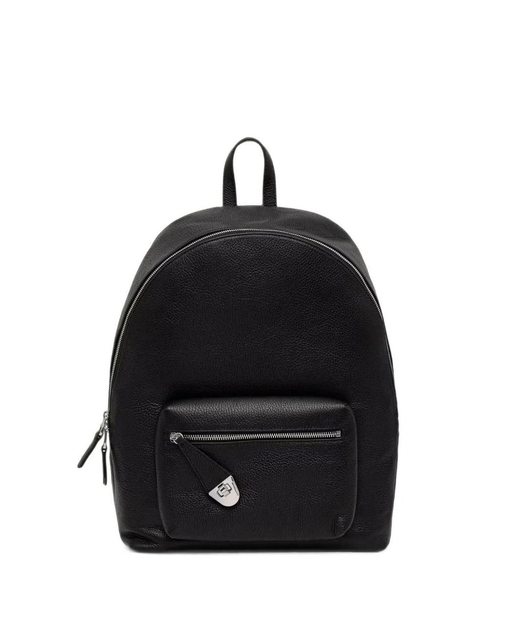 Coccinelle Black Grained Backpack for men