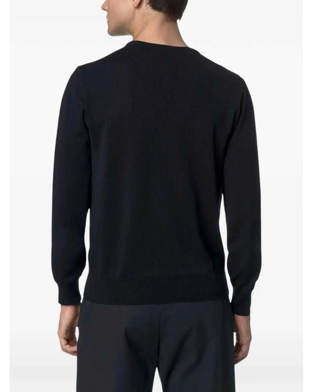 K-Way Blue Sebastien Crew-Neck Sweater for men