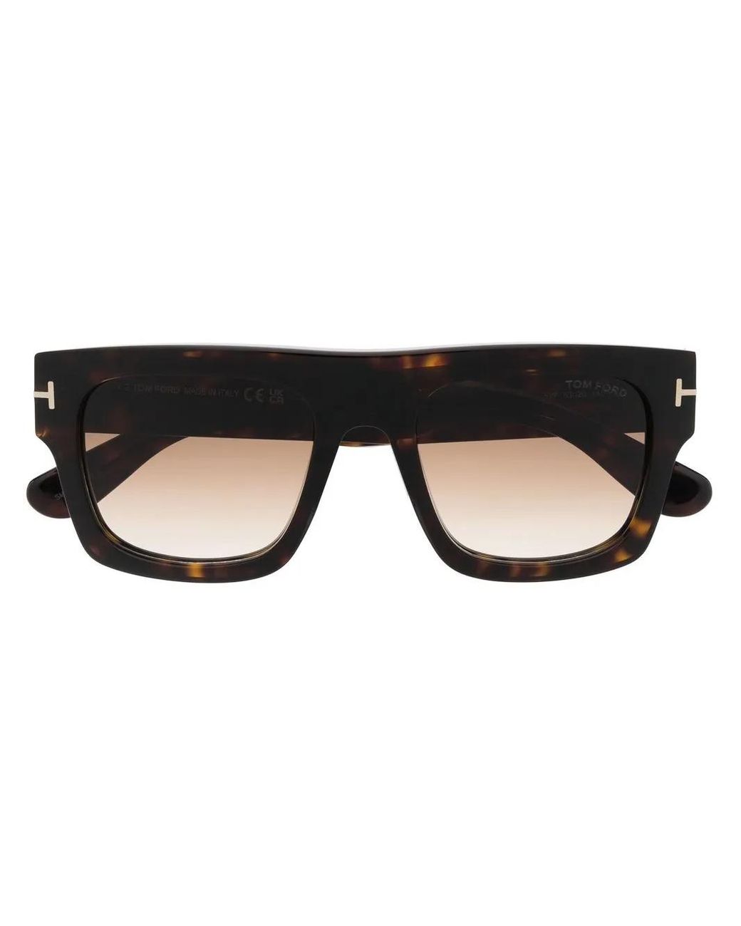 Tom Ford Black Fausto Acetate Sunglasses For for men