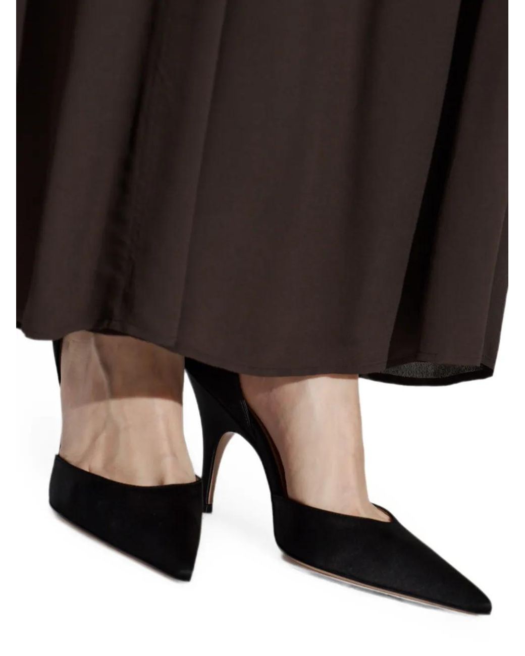 Gianvito Rossi Black Sofia D'Orsay Pumps