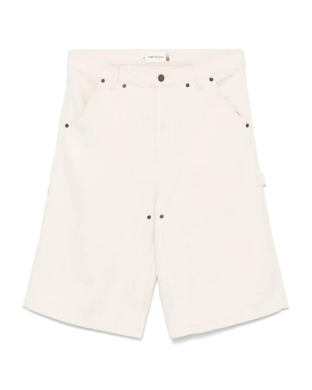 Honor The Gift White Gears Carpenter Shorts for men