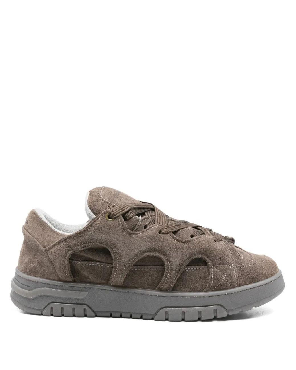 Santha Brown Model 1 Lace-Up Fastening Sneakers for men