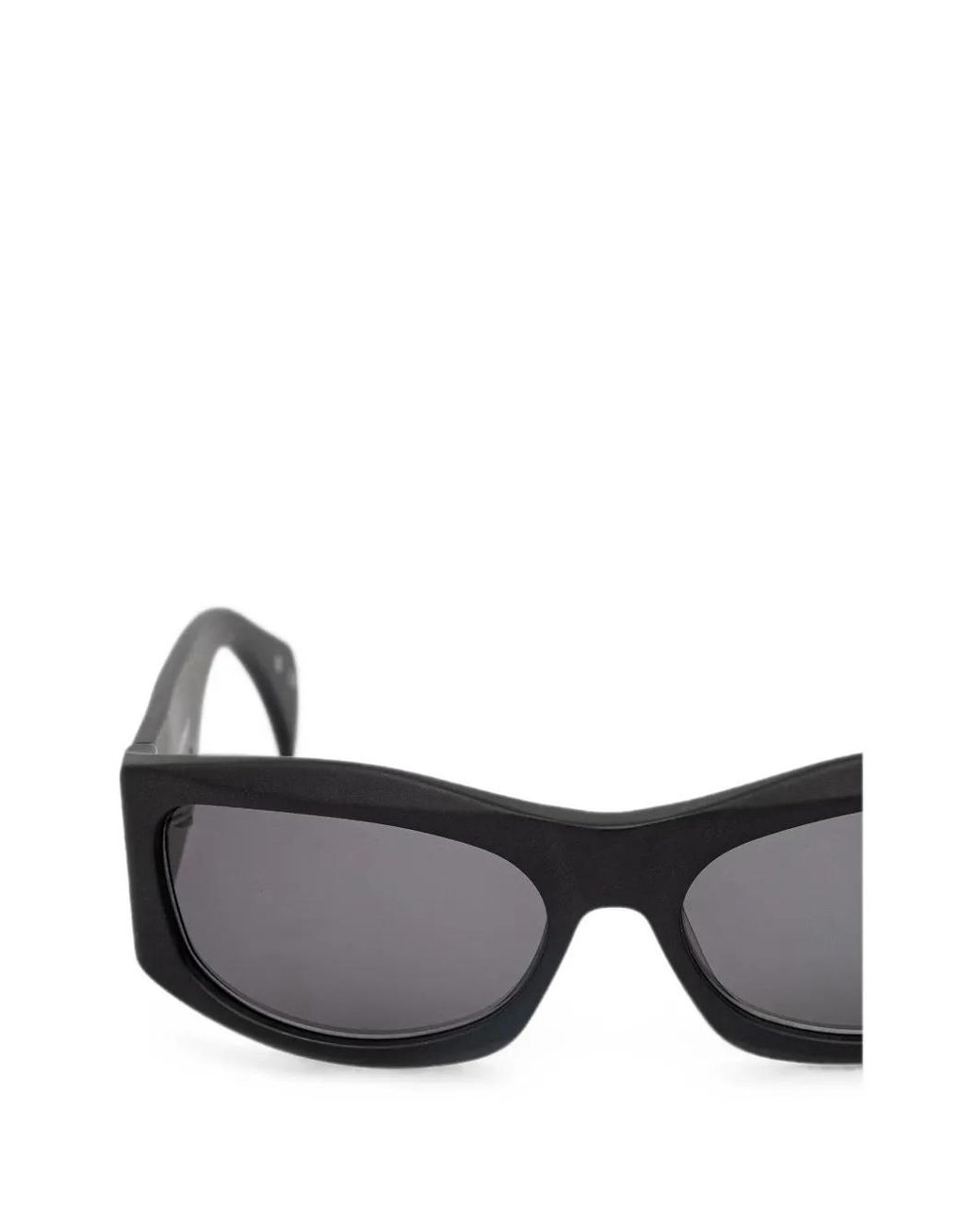 HELIOT EMIL Black Rectangle-Frame Sunglasses