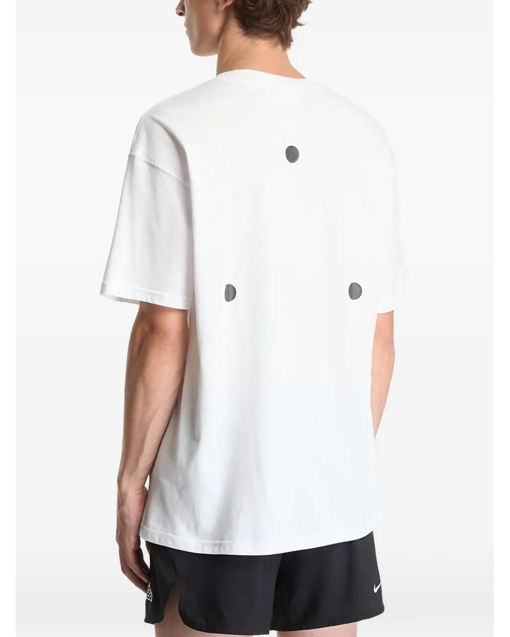 Nike White T-Shirt Dri-Fit Acg À Logo Imprimé for men