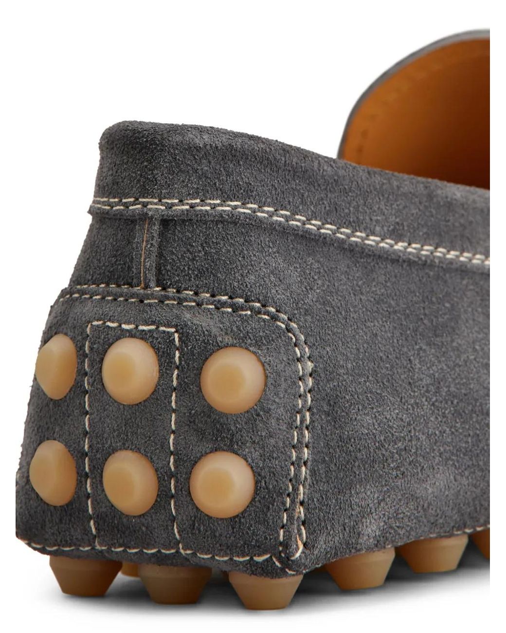 Tod's Gray Gommino Bubble Loafers for men