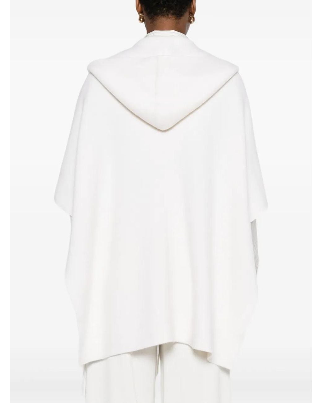 Philo-Sofie Cashmere White Jacke Mit Fransen