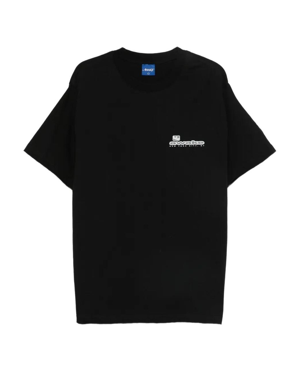 AWAKE NY Black Logo-Print T-Shirt for men
