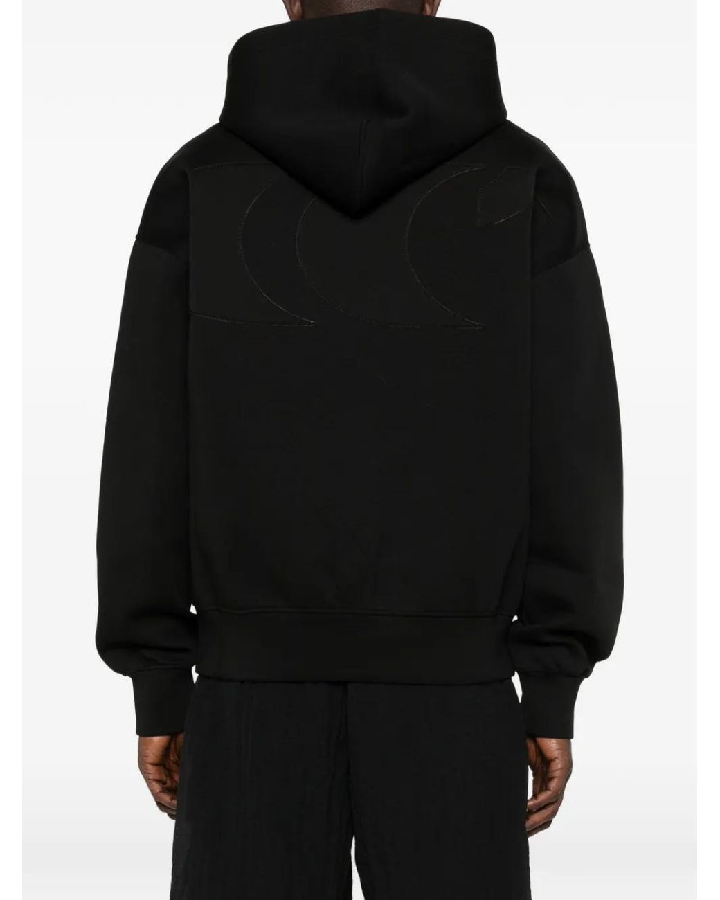 CIARAN Black Zip-Up Hoodie for men