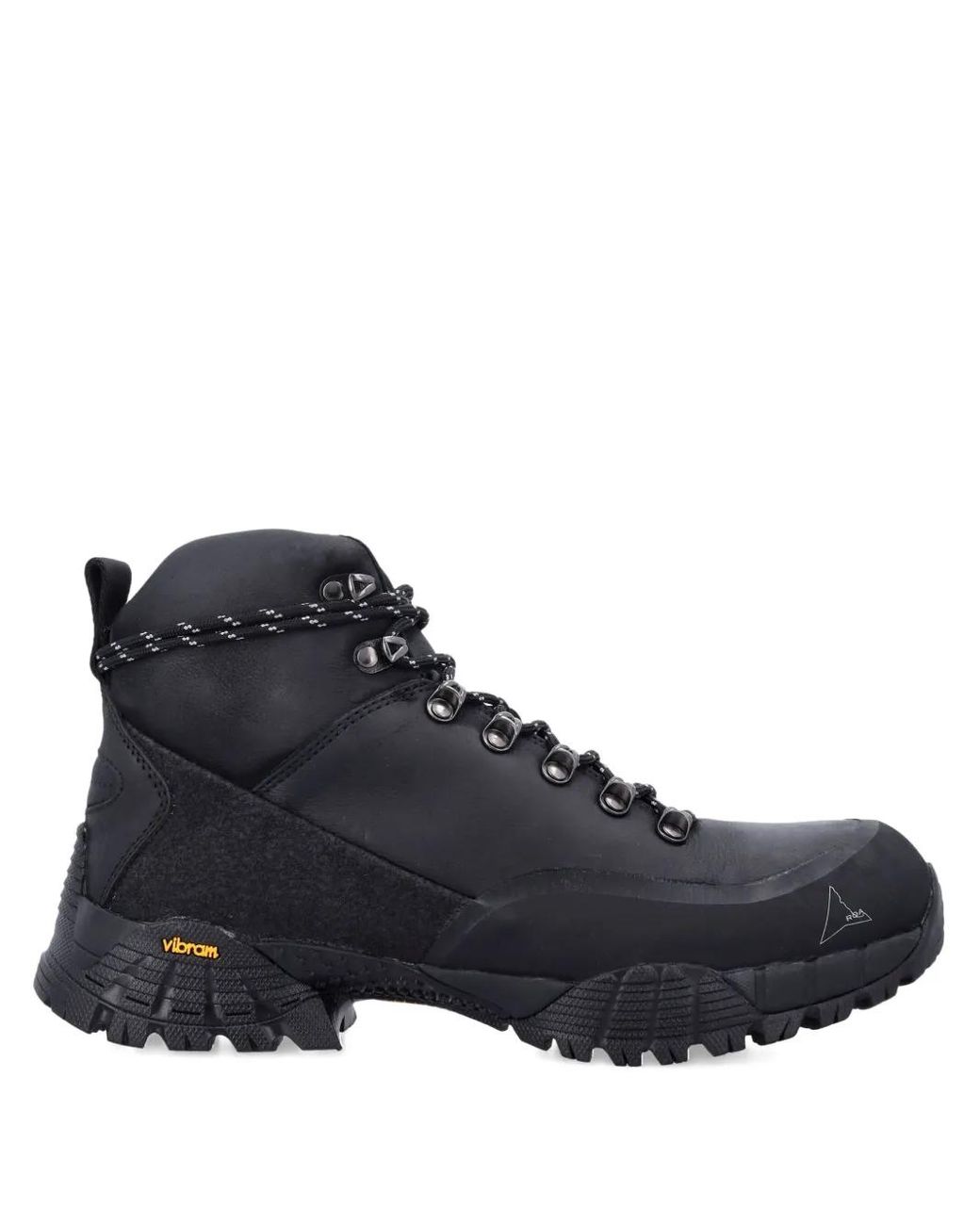 Roa Black Andreas Lace-Up Leather Boots