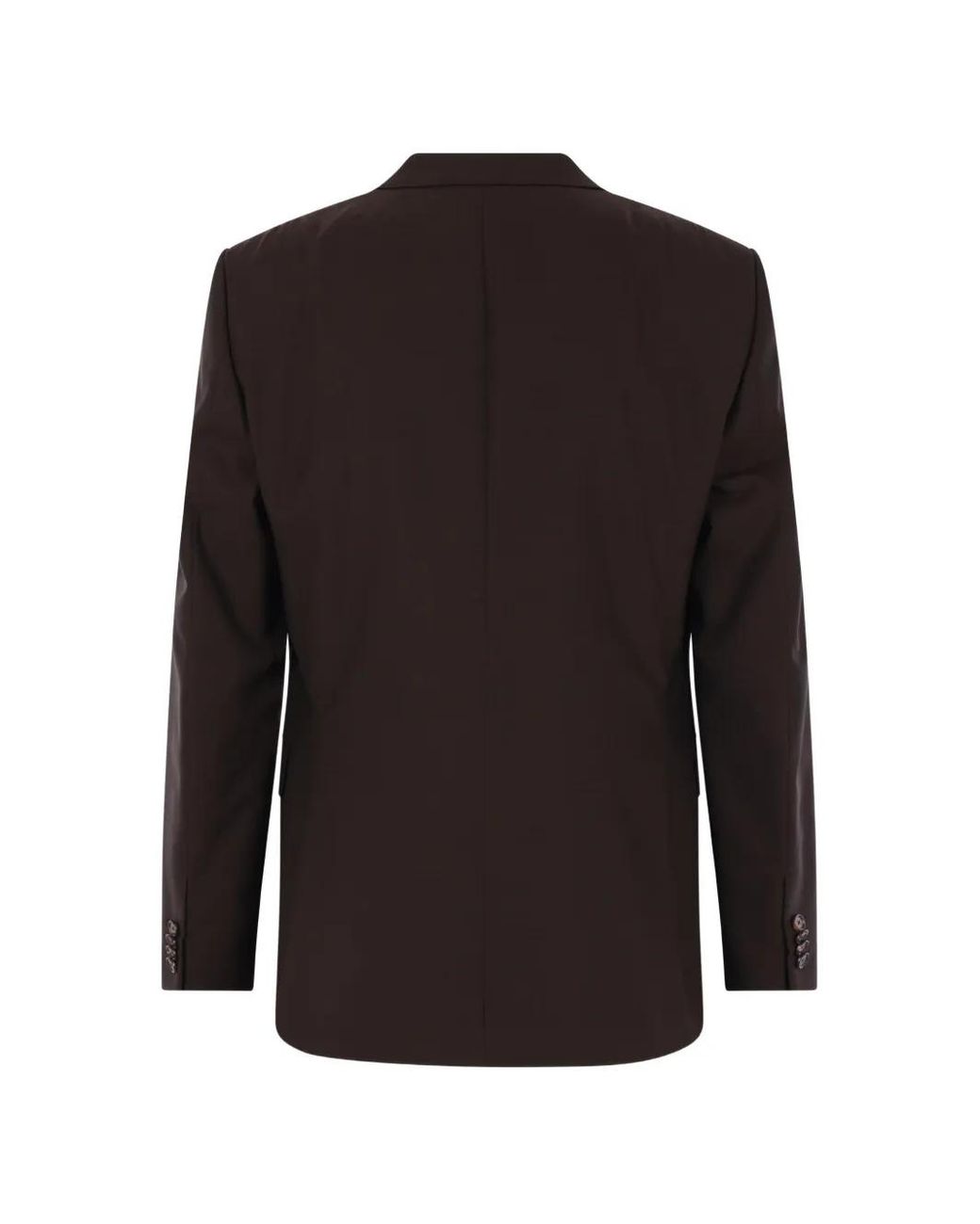Caruso Black Double-Breasted Suit for men