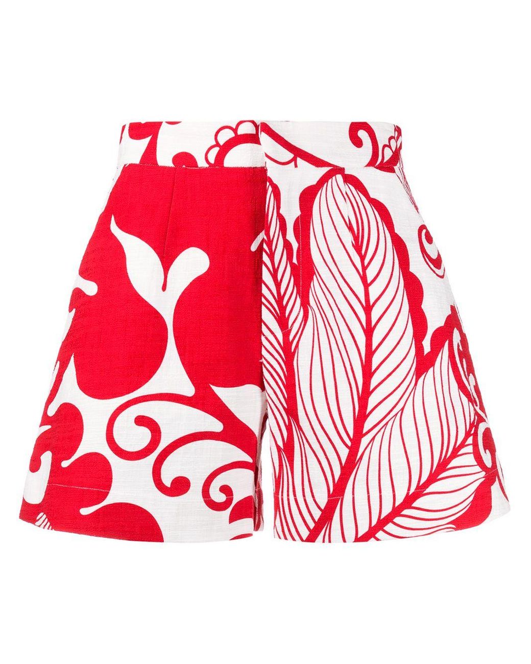 LaDoubleJ Synthetic X Mantero Marea Printed Shorts in White - Lyst