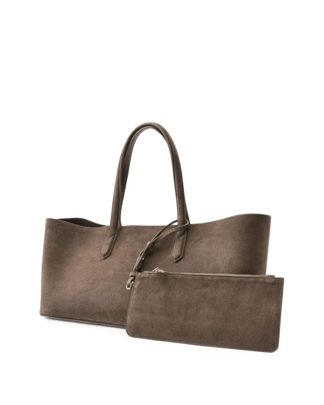 JNBY Brown Matte Tote Bag