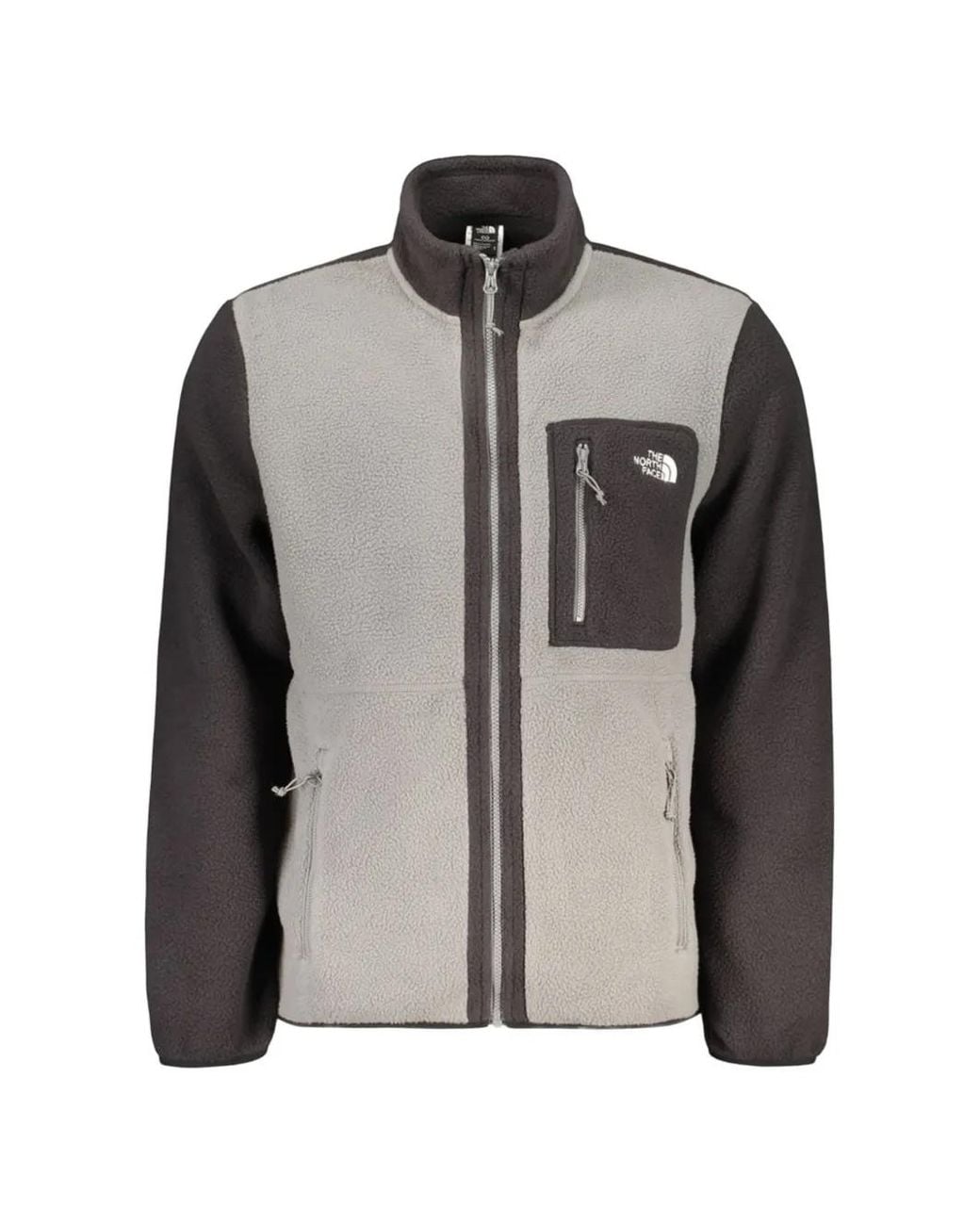The North Face Black Yumiori Fleece-Texture Panelled Sweater for men
