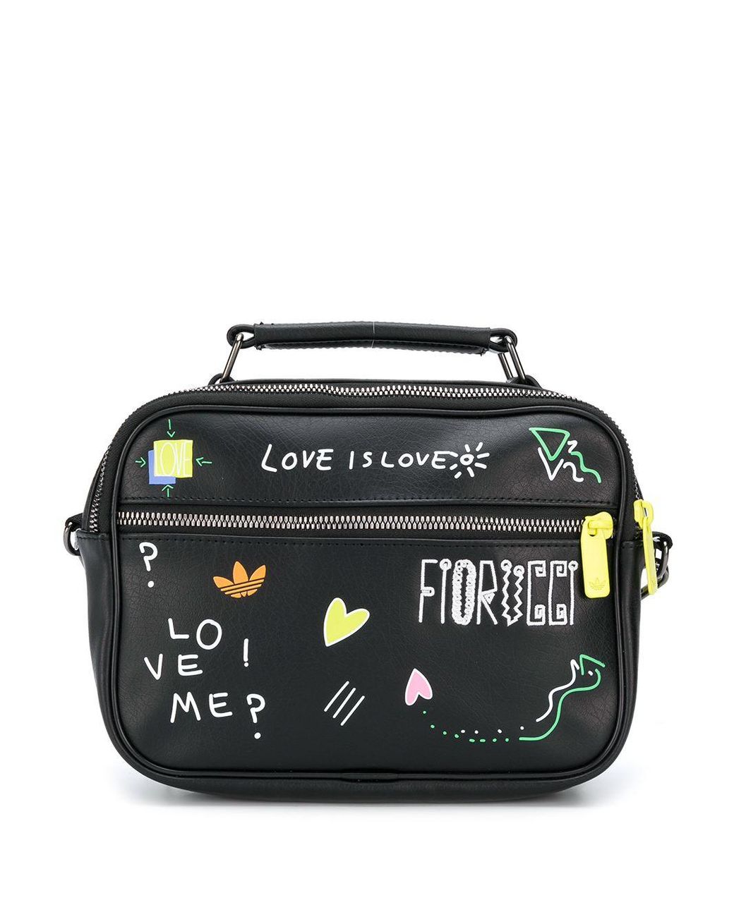Fiorucci X Adidas Airliner Crossbody Bag in Black | Lyst Canada