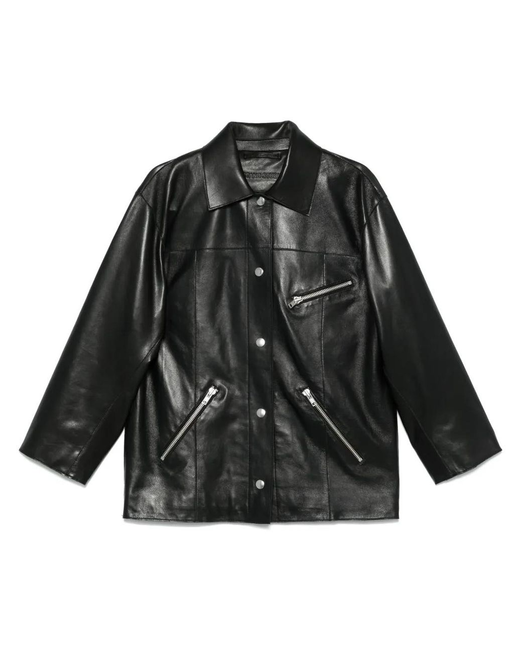 Chaqueta Elisia Stand Studio de color Black