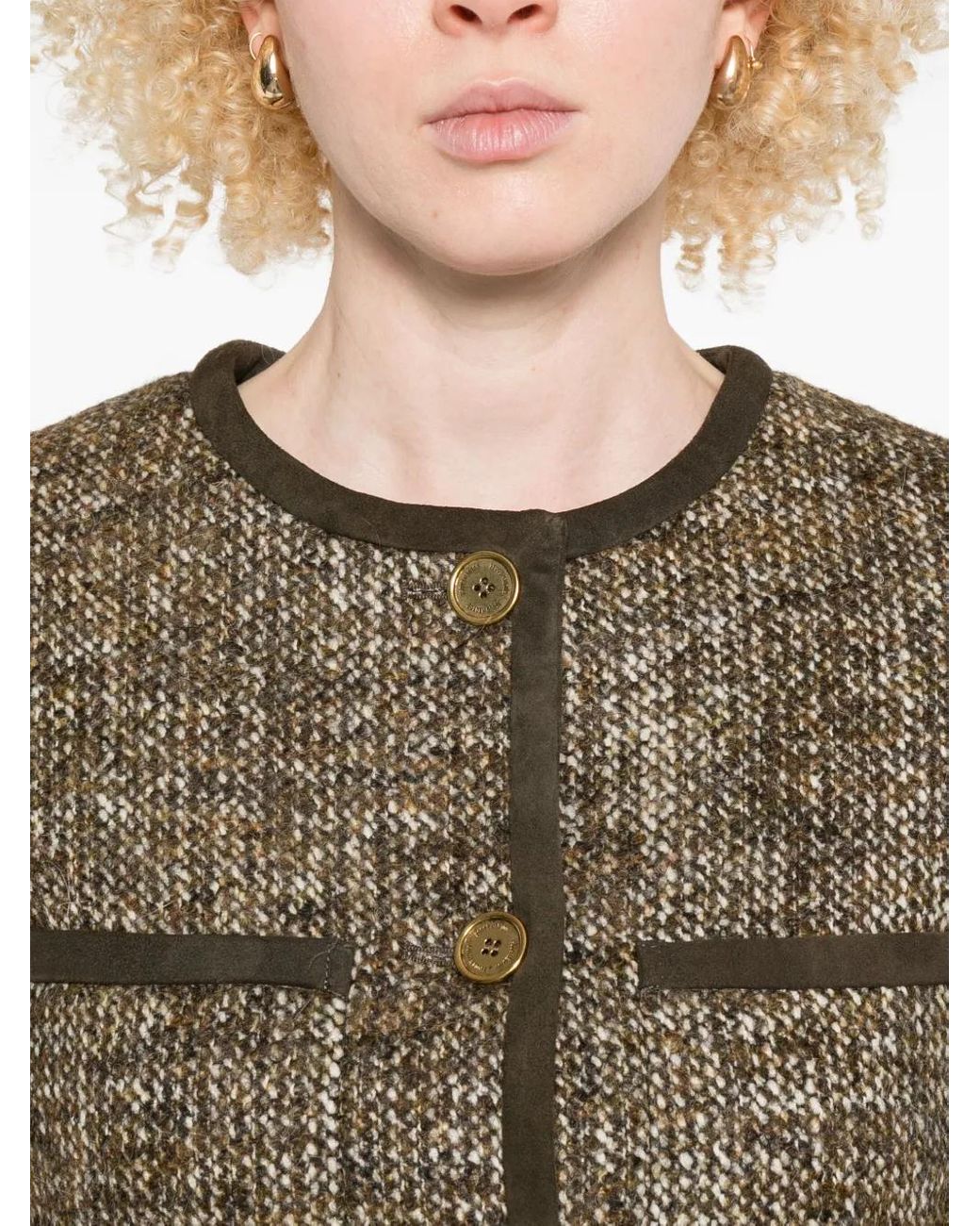 Golden Goose Deluxe Brand Brown Wool Blend Jacket