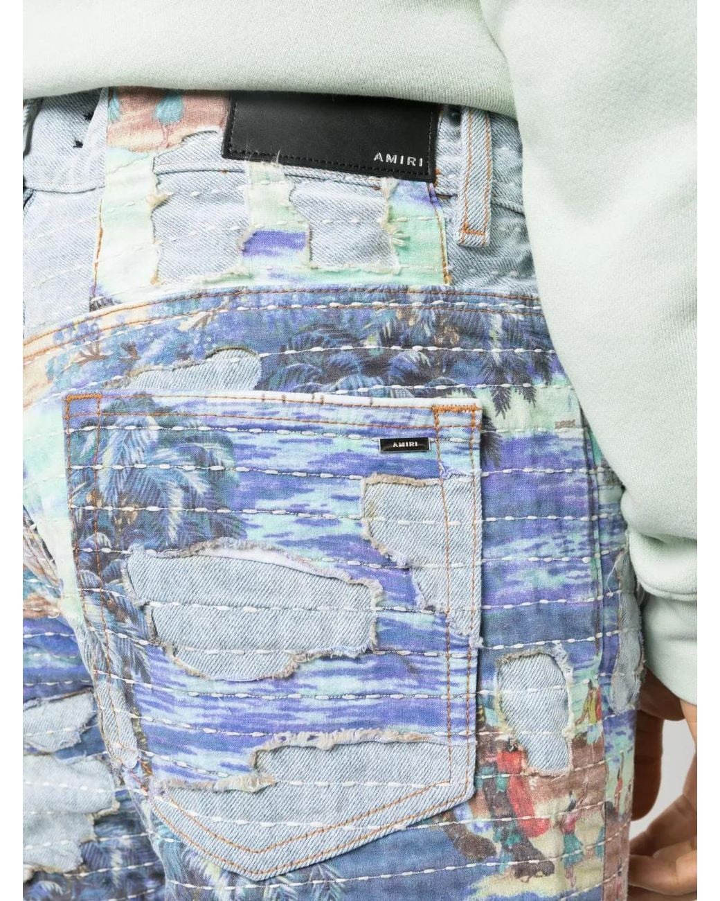 Vaqueros Rectos Aloha Boro Amiri de hombre de color Blue