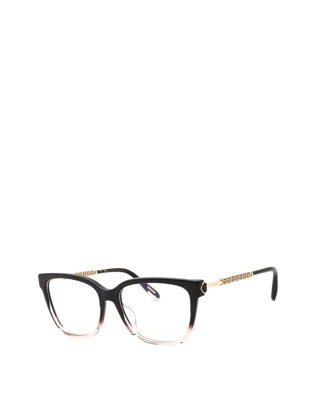Chopard Purple Squared-Frame Glasses