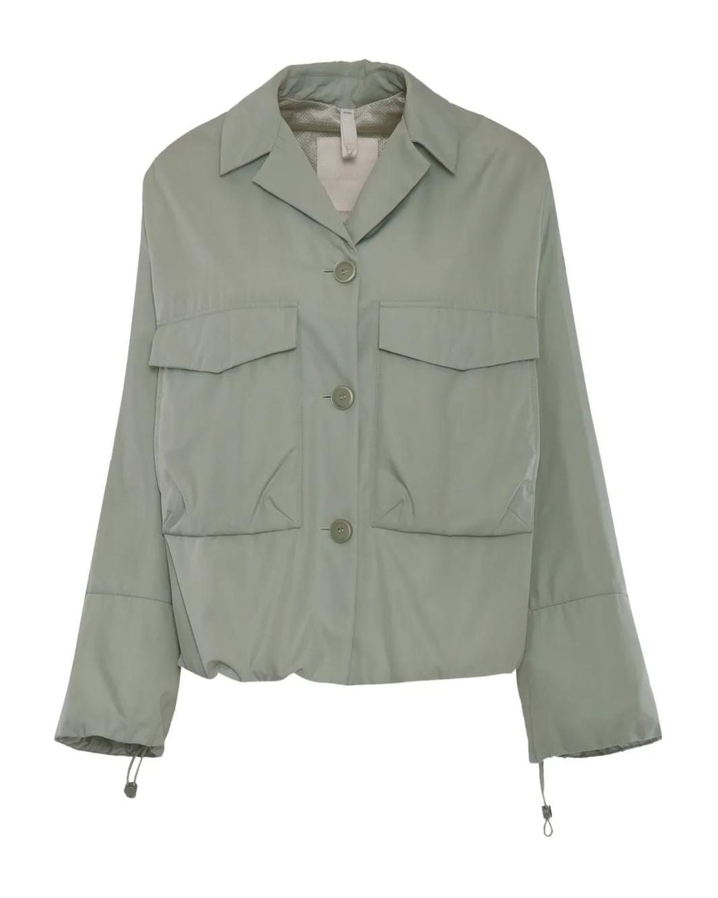 DUNO Green Buttoned Flap-Pocket Jacket
