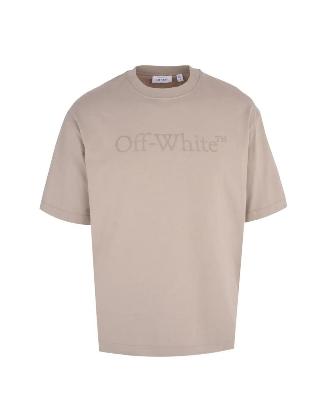 Off-White c/o Virgil Abloh White Bookish Faded Skate T-Shirt for men