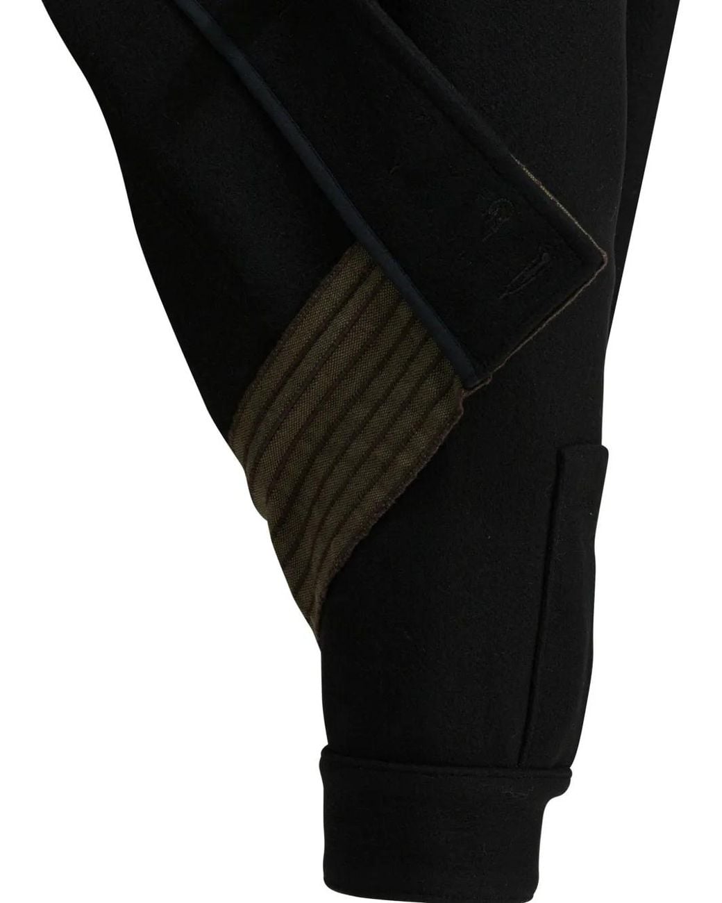 Buzz Rickson's Black Button Flap Pocket Jacket for men