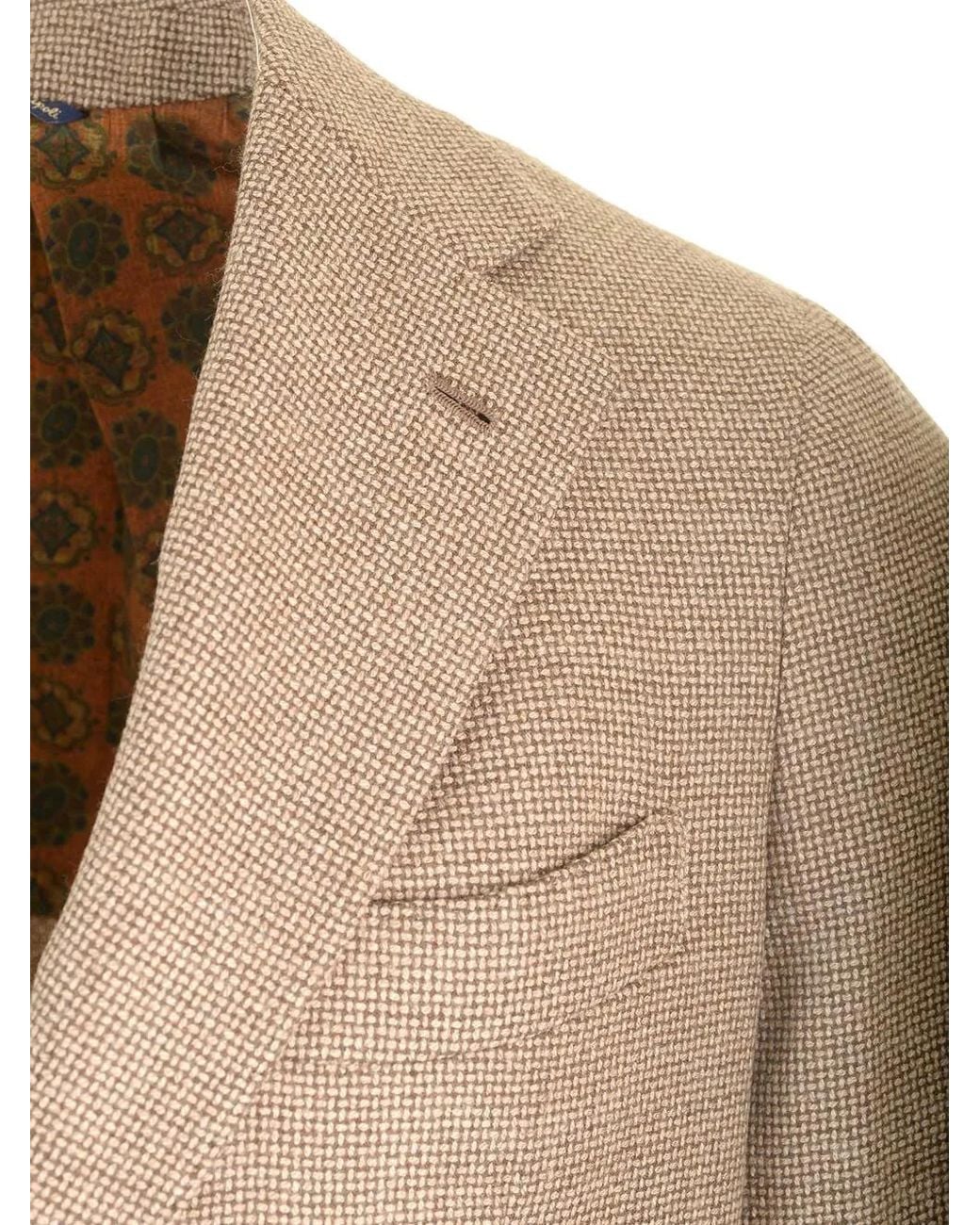Al Duca D'aosta Natural Basket-Weave Blazer for men