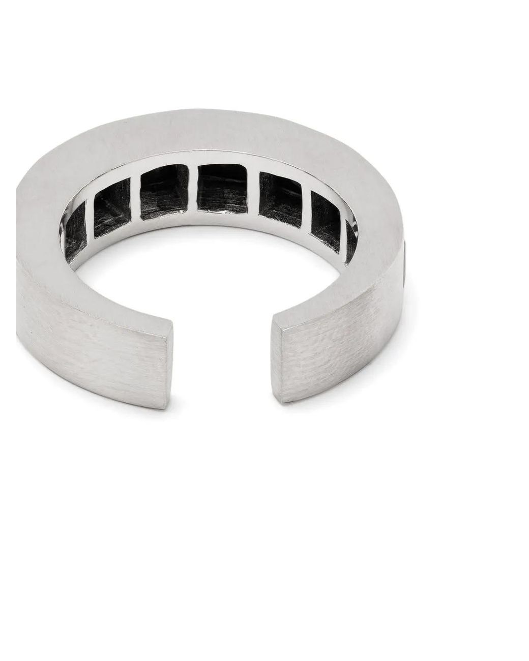 Tom Wood White Arch Square Onyx Ring