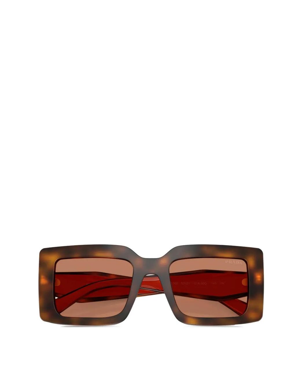 Prada Pink Lunettes De Soleil À Monture Effet Écaille De Tortue