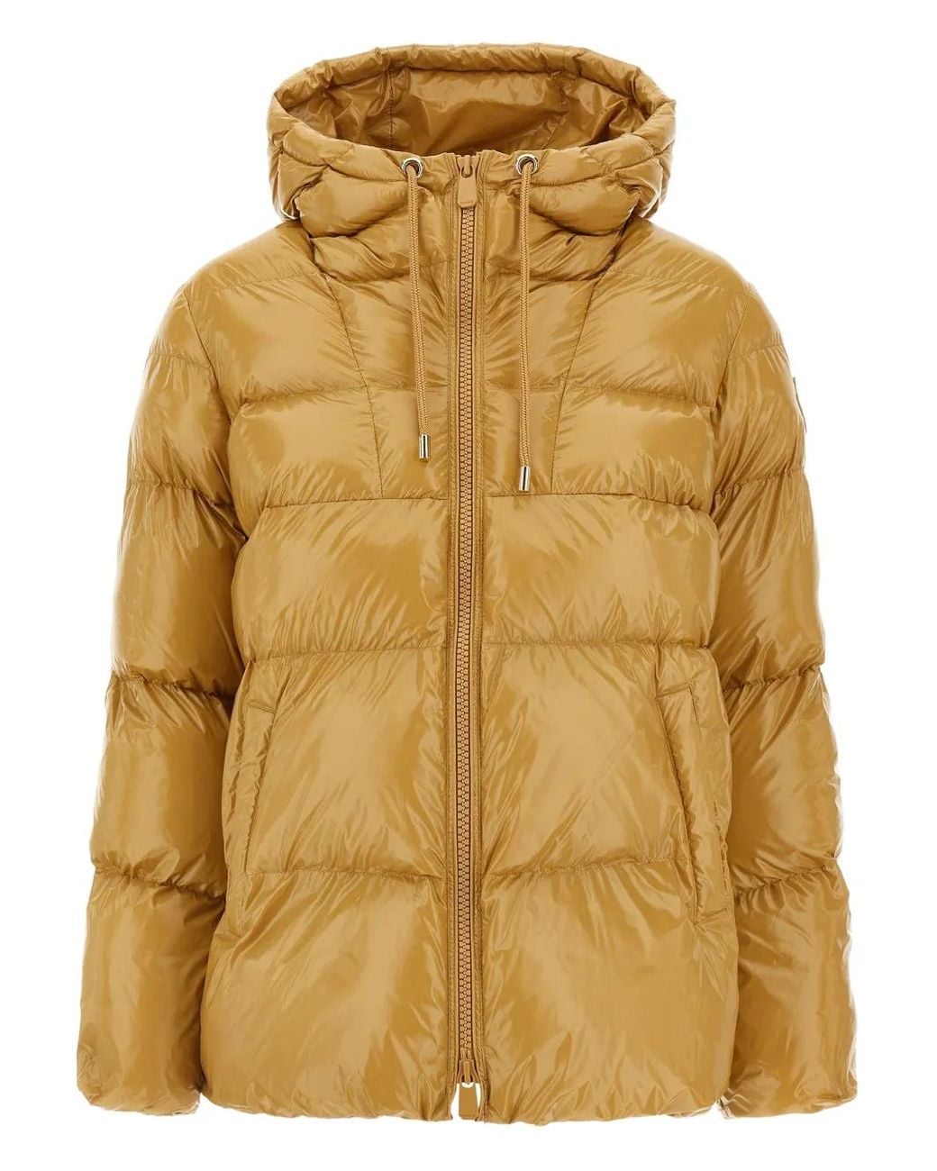 Pinko Yellow Quilted Padded Jacket