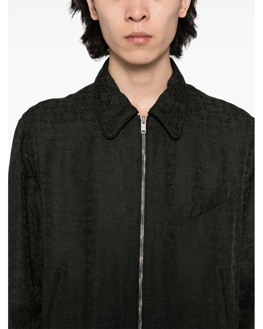 Giacca Con Stampa Monogramma di Givenchy in Black da Uomo