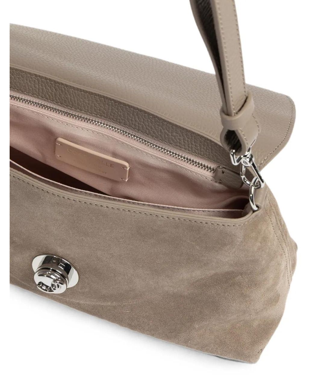 Coccinelle White Sac Porté Épaule Nikla Médium