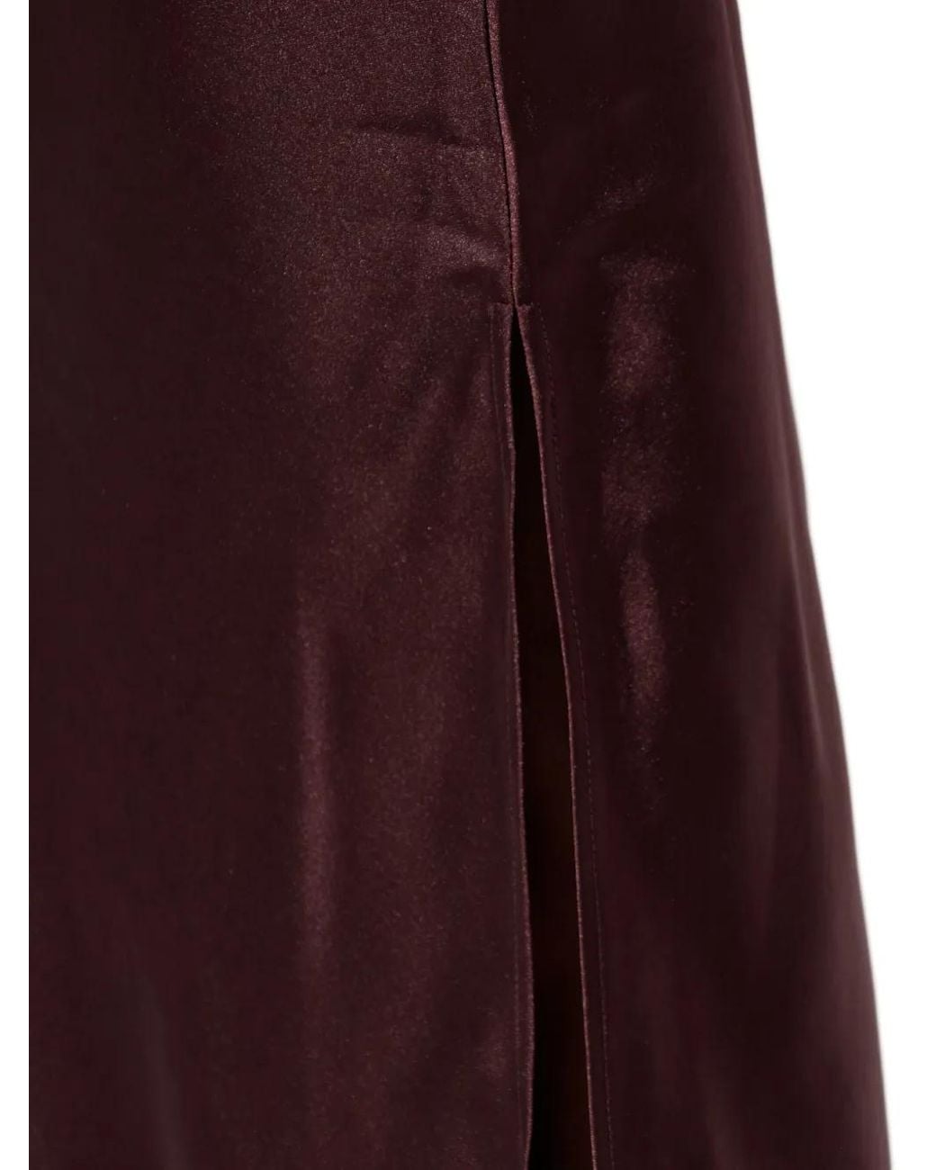 Samsøe & Samsøe Purple Sanuna Square-Neck Split Dress