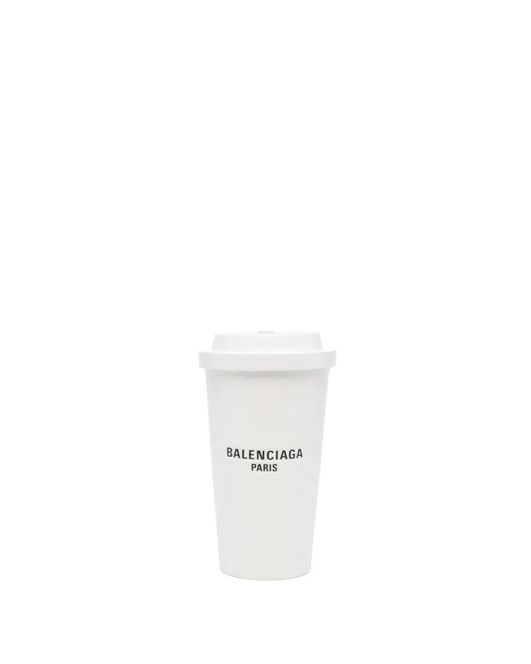 Balenciaga White 9 Am Clutch Bag
