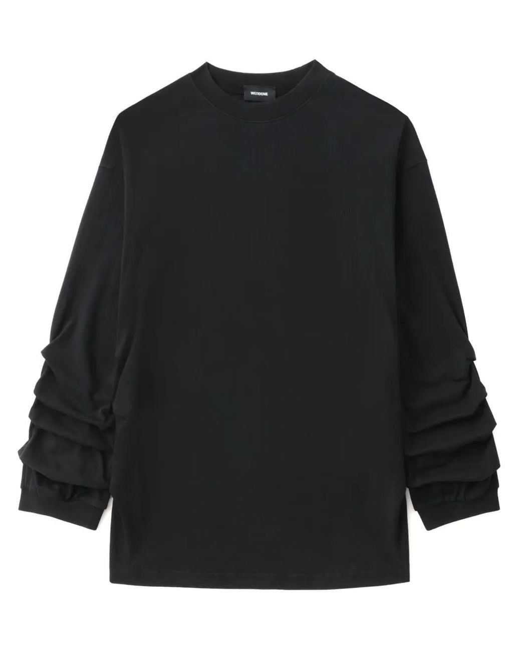 we11done Black Jersey Sweatshirt