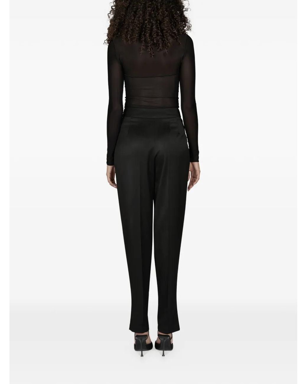 Mia Peculiar Blue Wool Tailored Trousers