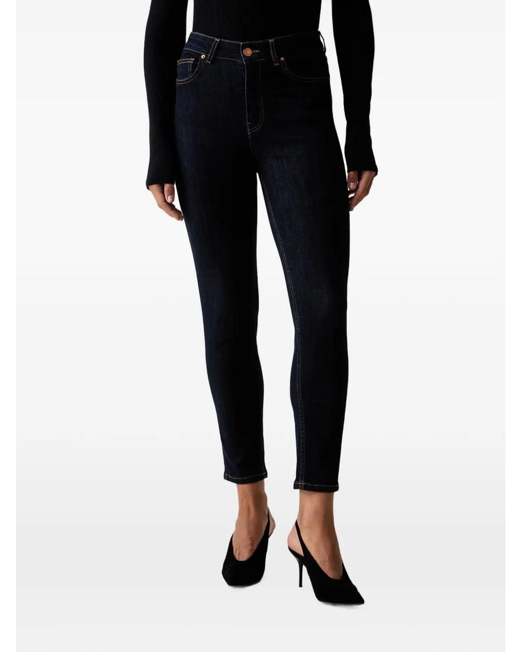 Fracomina Black Jean À Coupe Skinny