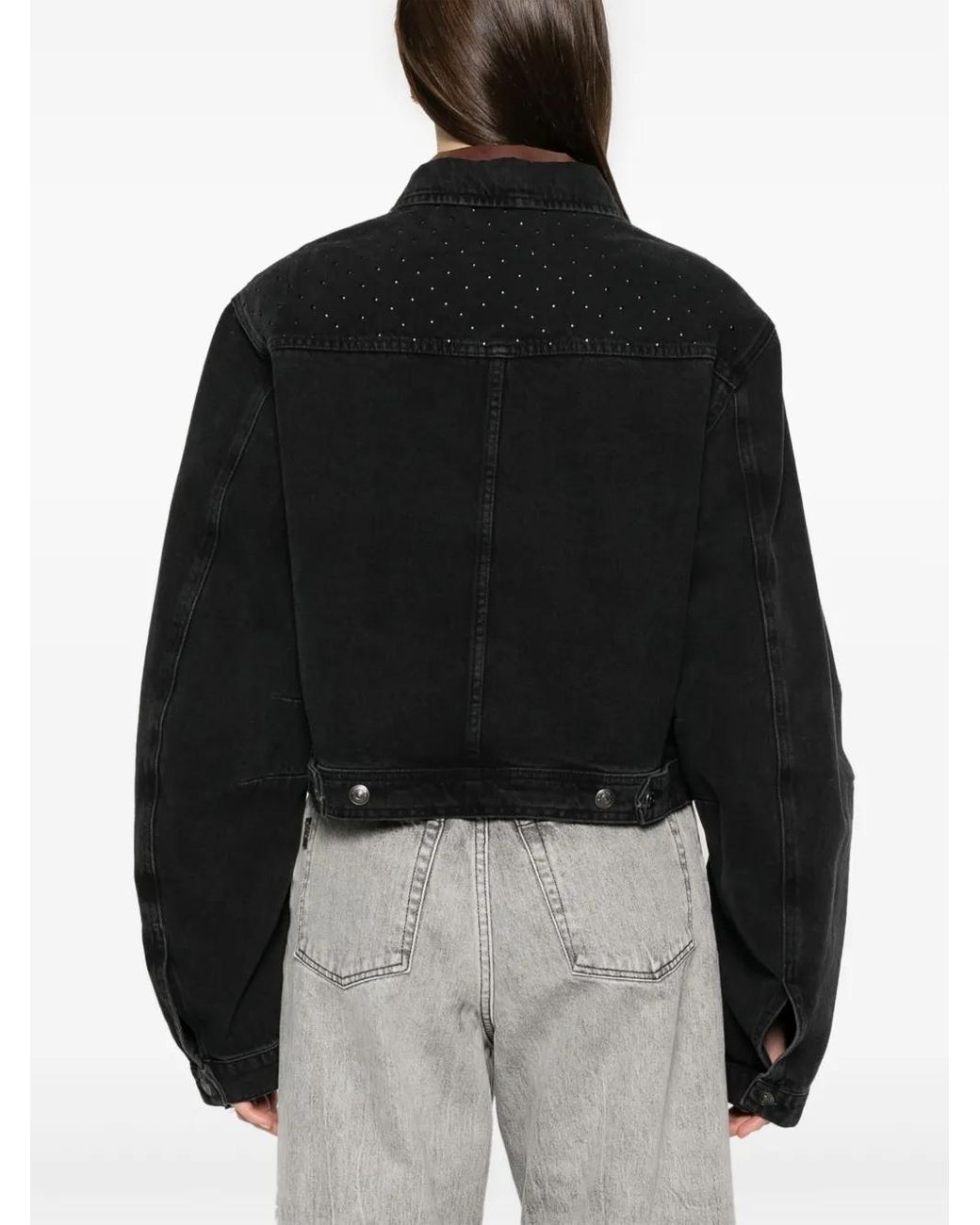 ROTATE BIRGER CHRISTENSEN Black Denim Jacket