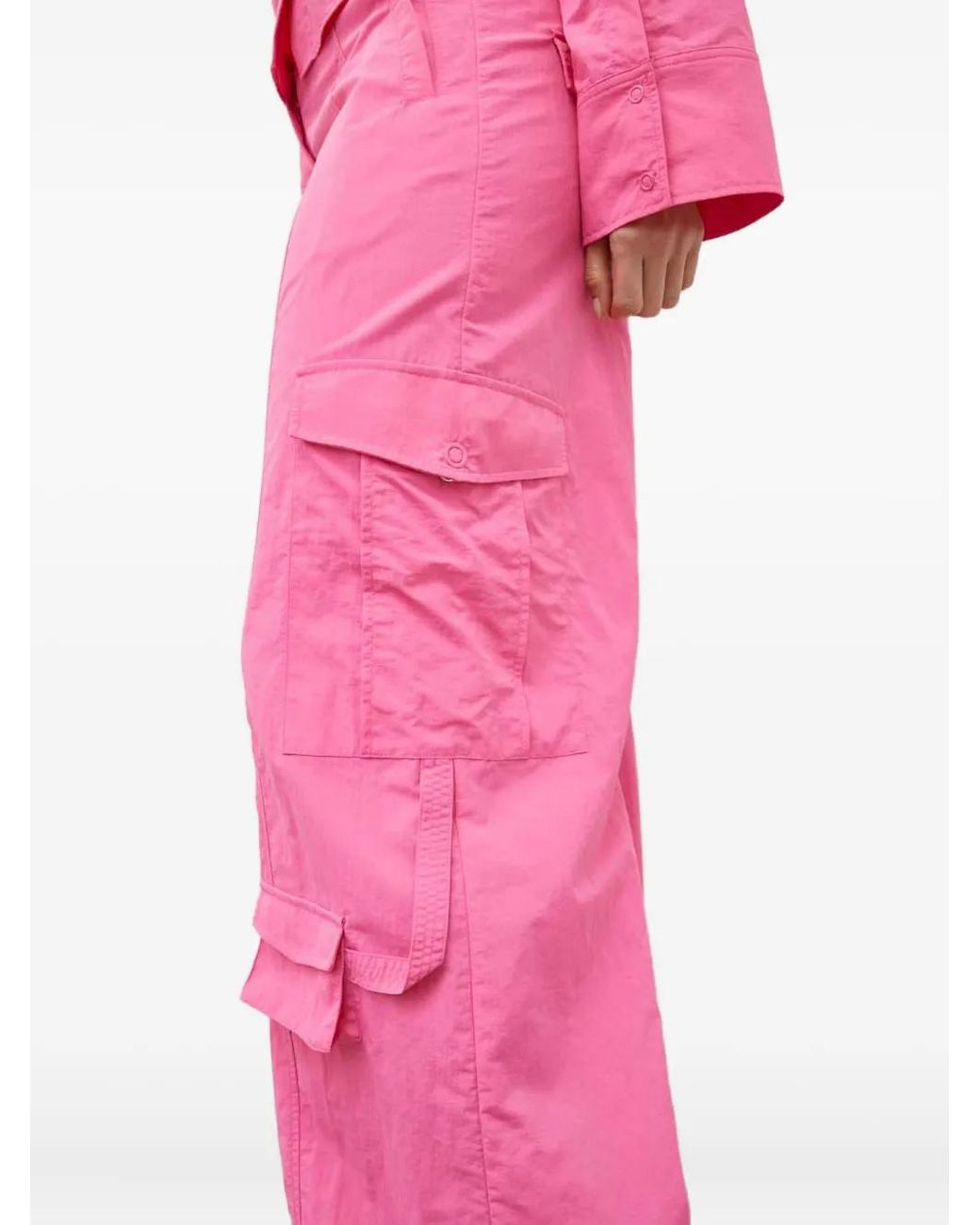 Day Birger et Mikkelsen Pink Cargo-Pockets Trousers