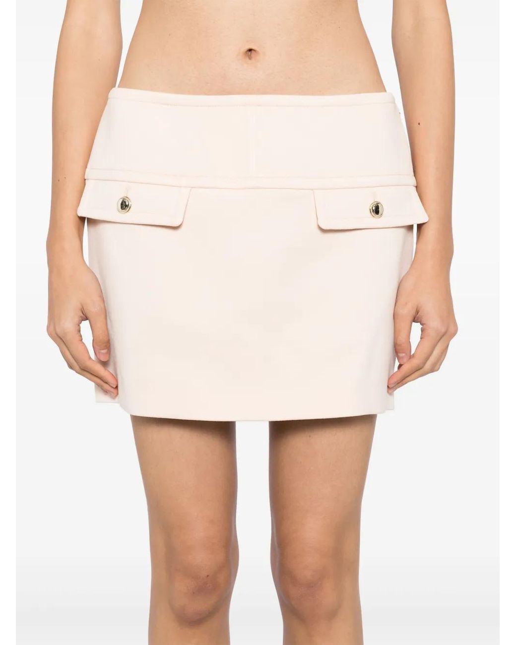 Tom Ford Natural Patch Pockets Miniskirt