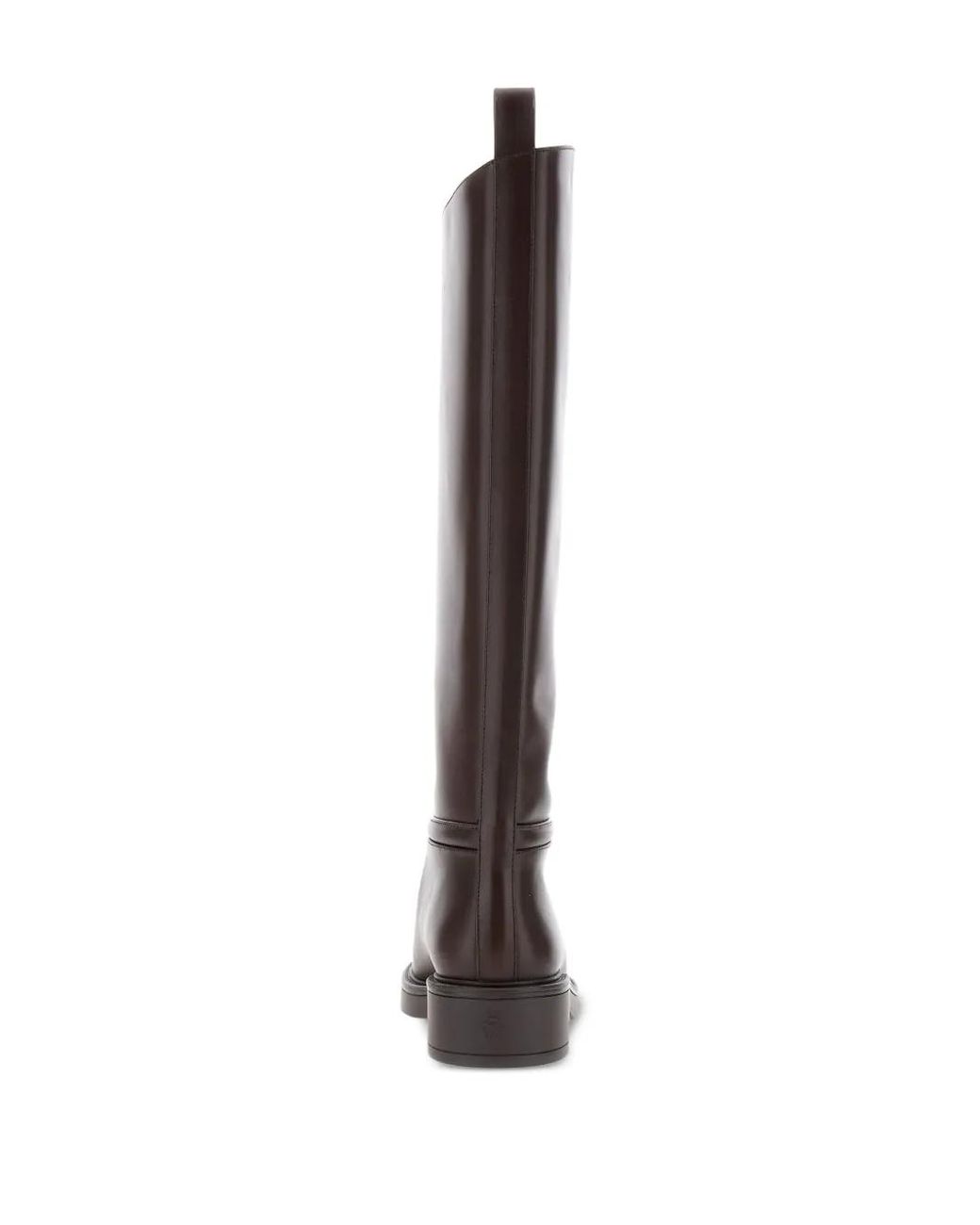 Stuart Weitzman Brown "Celia Riding" Boots