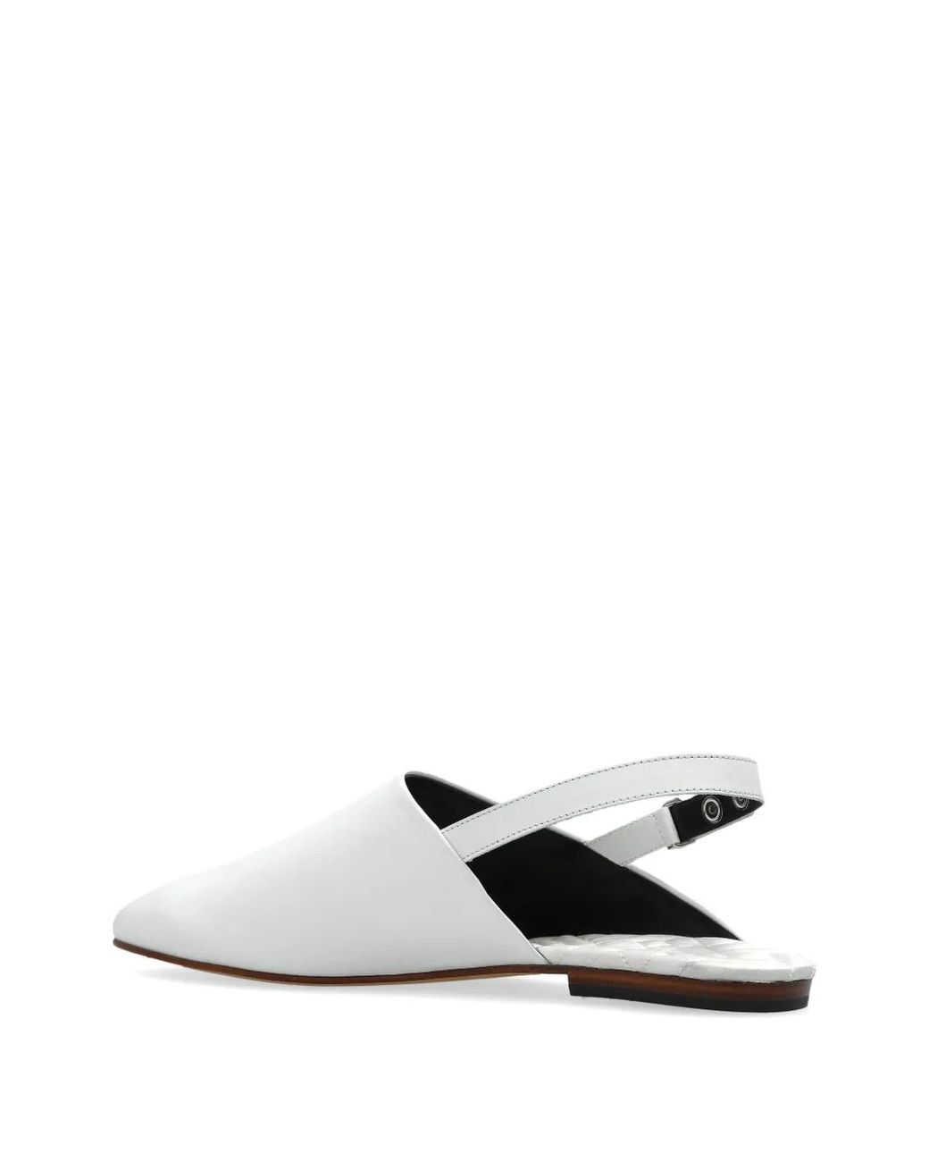 KENZO White Kali Slingback Mules