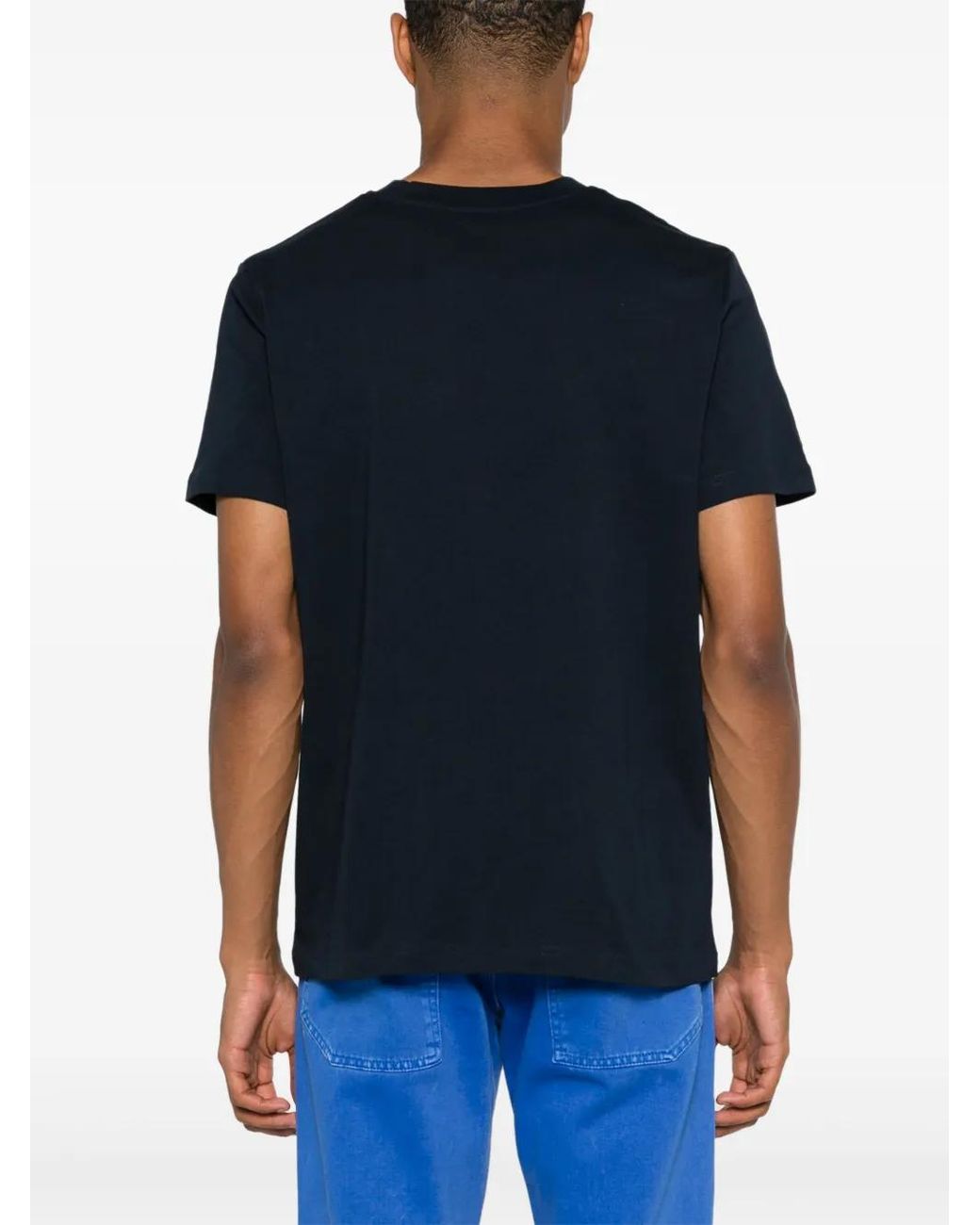 T-Shirt En Coton À Logo Floqué A.P.C. en coloris Black