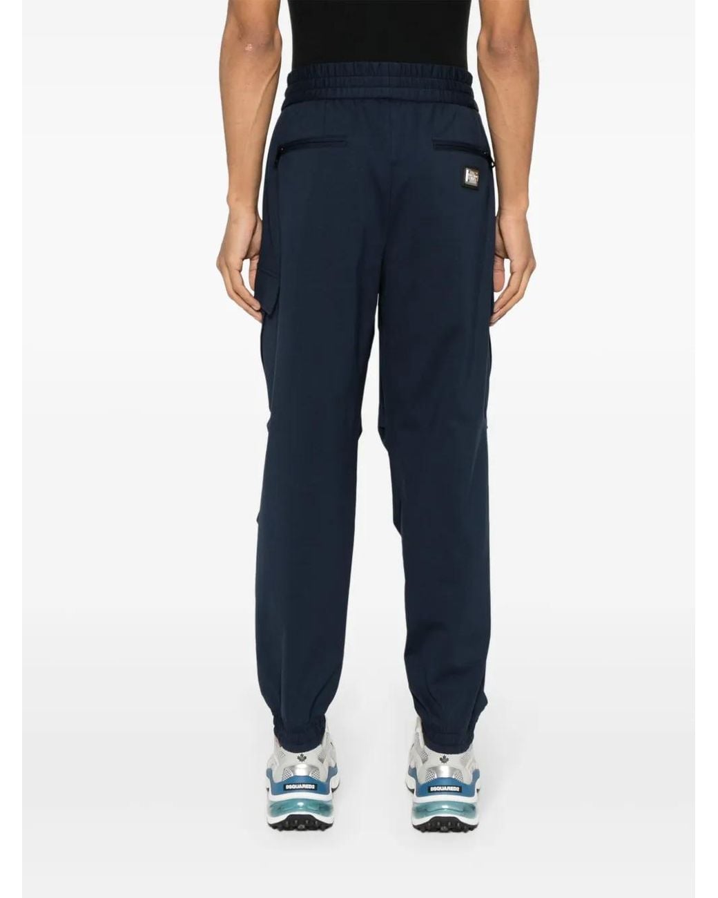 Dolce & Gabbana Blue Trousers for men
