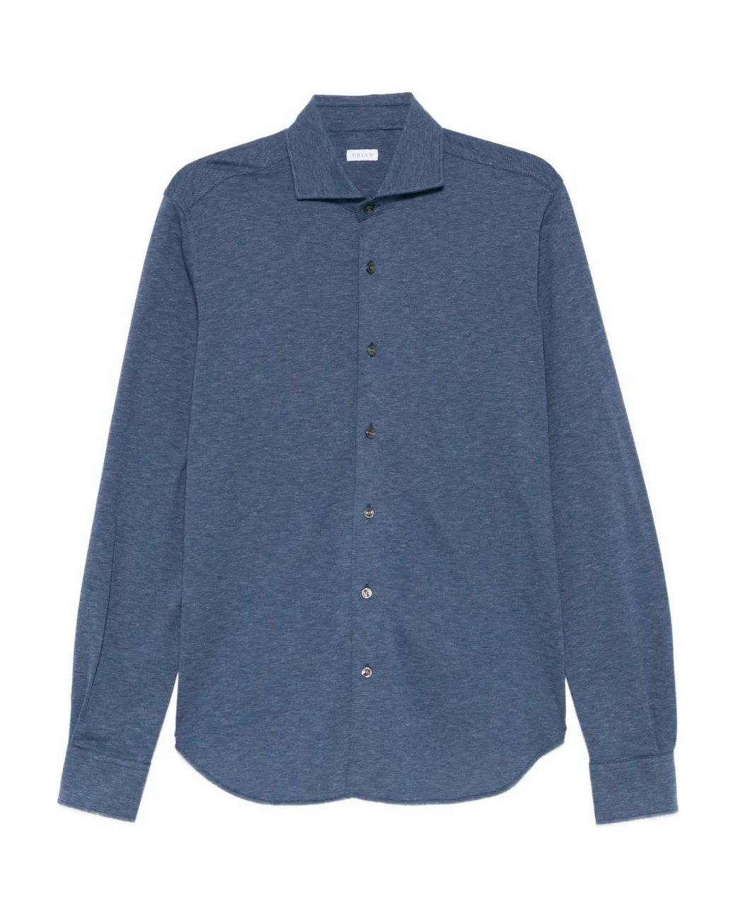 Orian Blue Buttoned Shirt for men