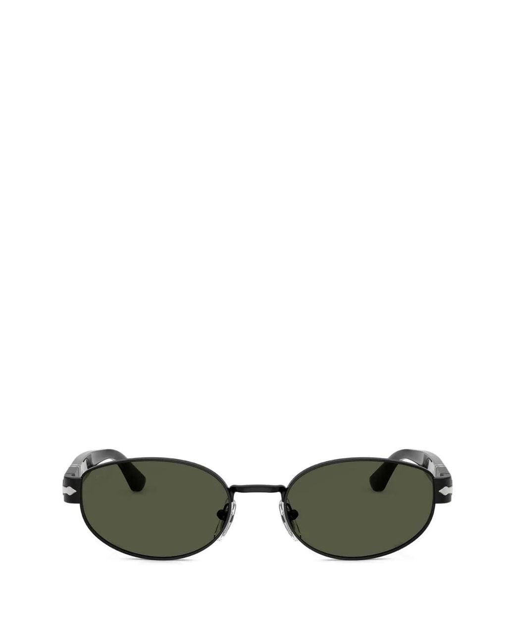 Persol Green Oval-Frame Sunglasses