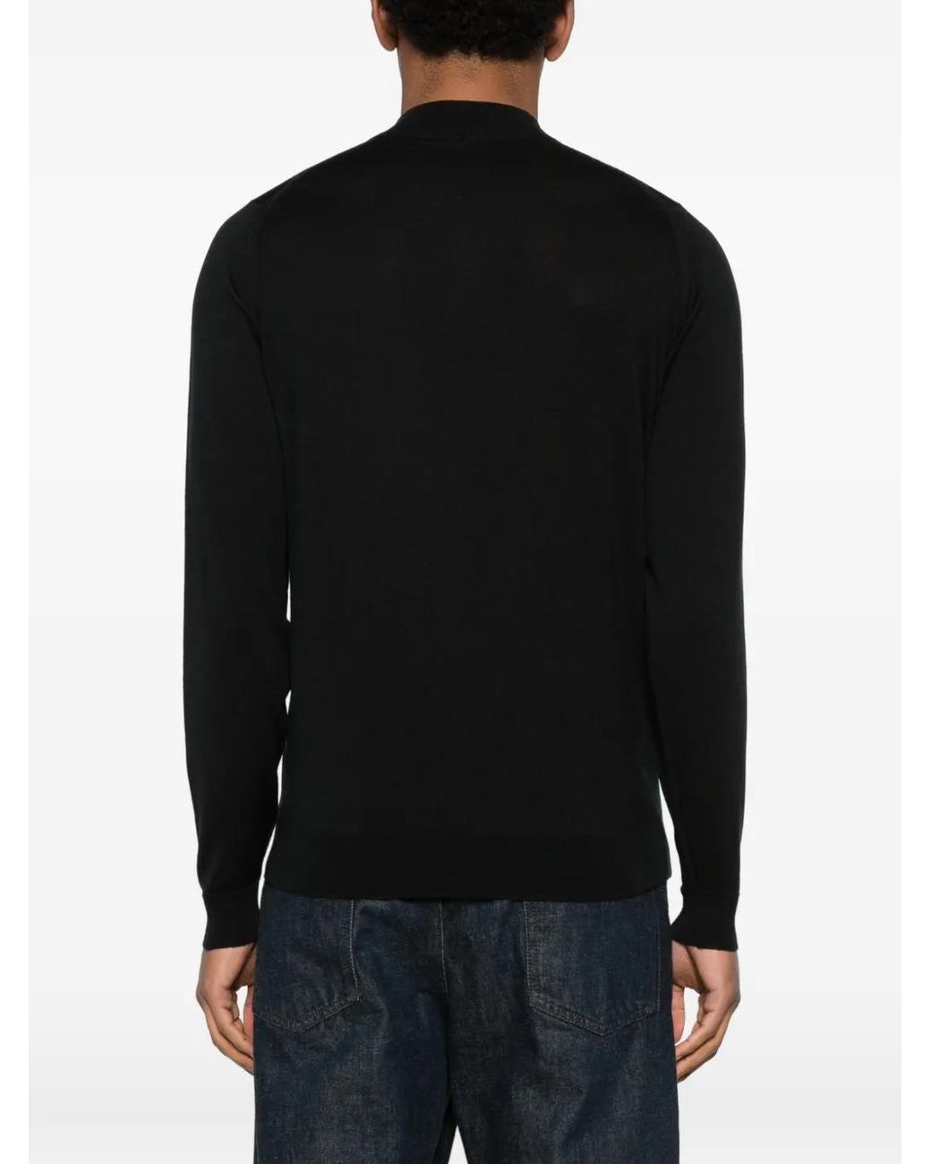 John Smedley Black 'S Sweater for men