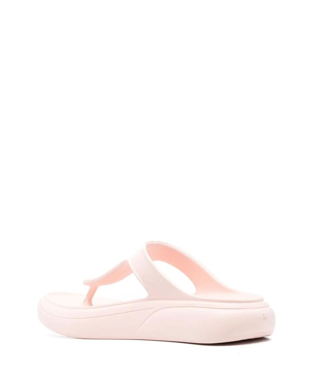 Stuart Weitzman Pink Open Toe Slip-On Sandals