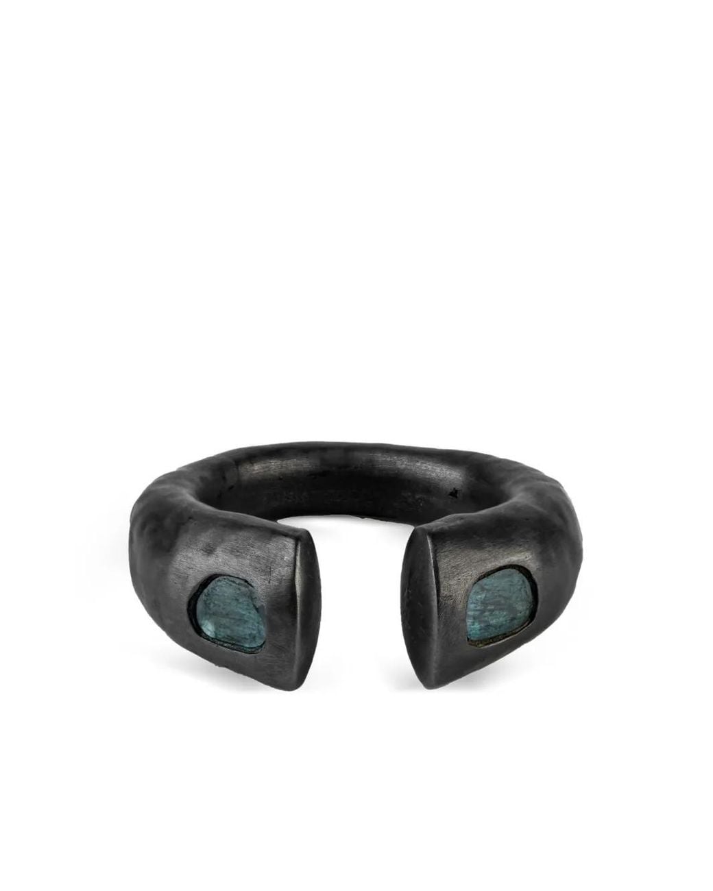 Parts Of 4 Black Sterling- Little Druid Diamond Ring
