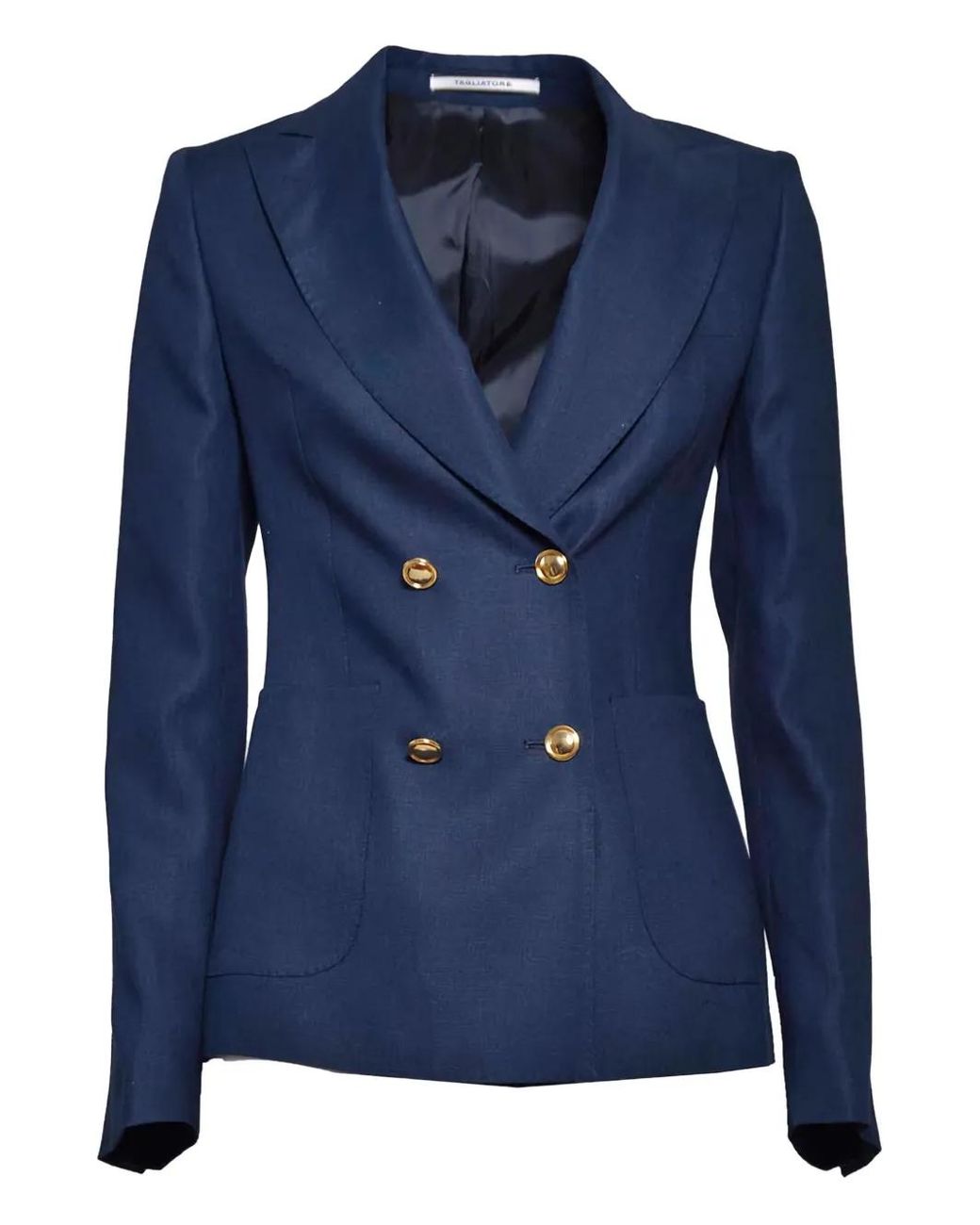 Tagliatore Blue Double-Breasted Blazer