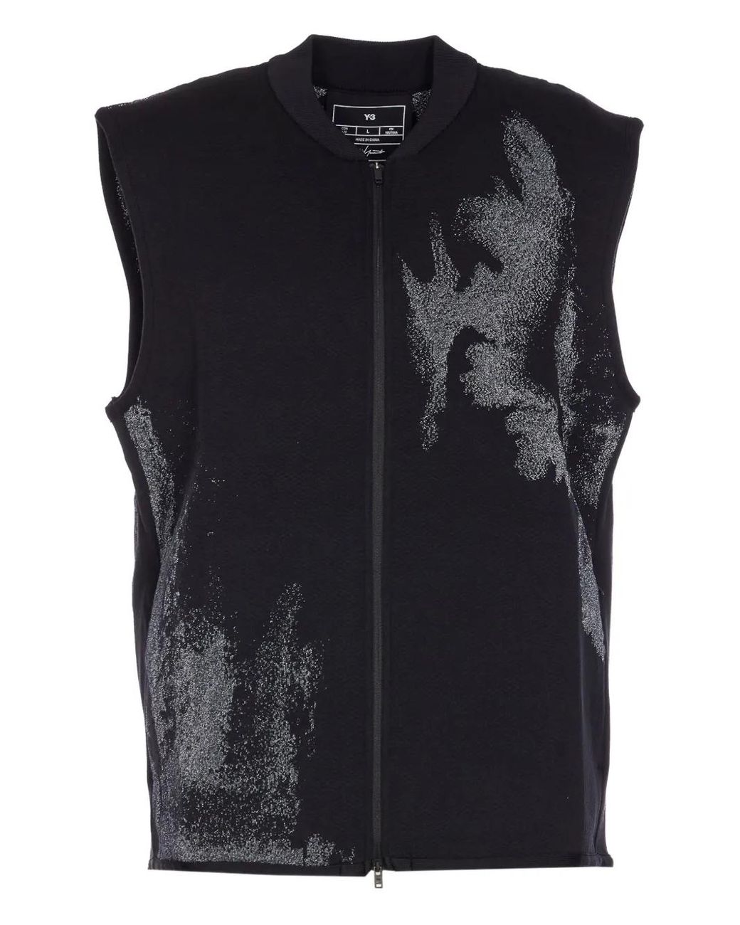 Y-3 Black Running Vest for men
